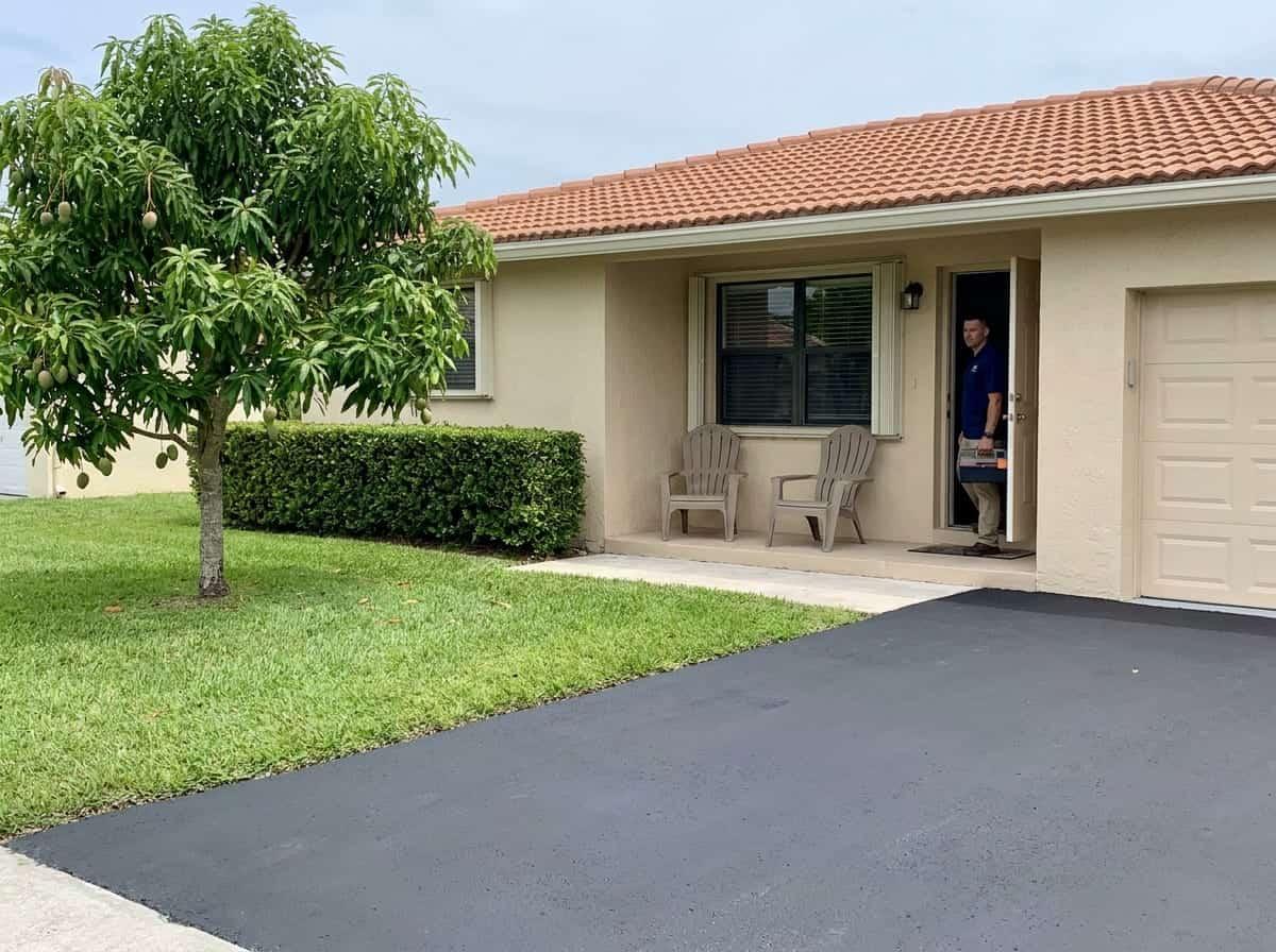 Lock rekey at a well-kept rental home in Mangonia Park, FL